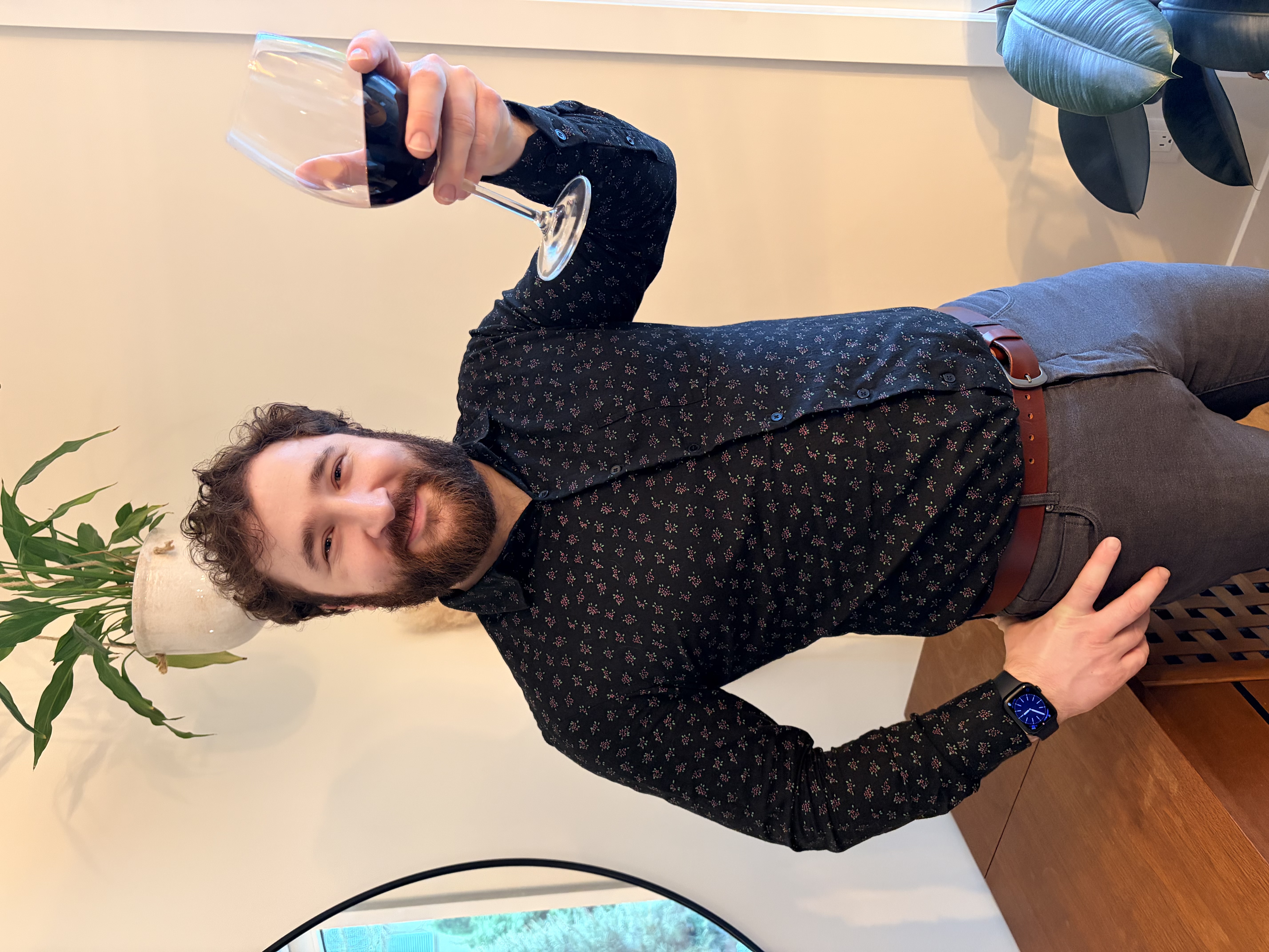 Koa, co-owner of Steins & Vines